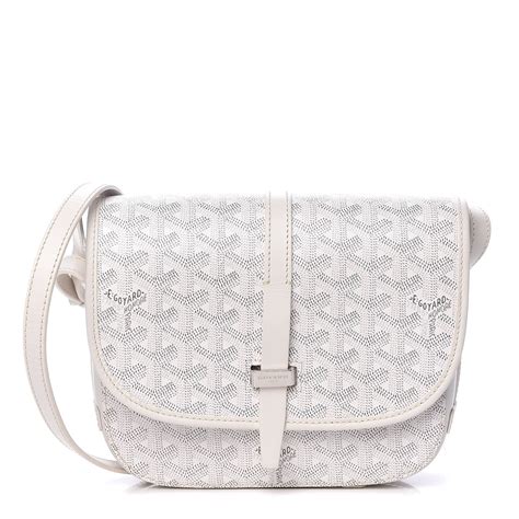 goyard purse white